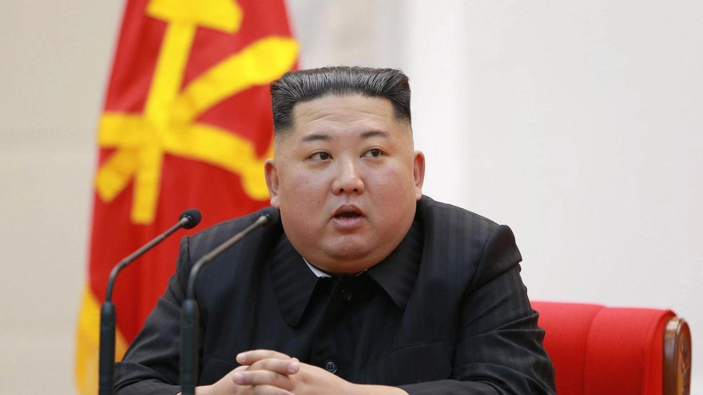 Il dittatore nordcoreano Kim Jong-un (Ansa)