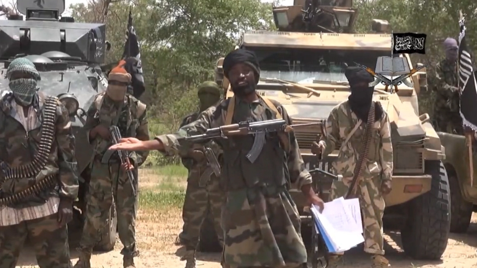 I guerriglieri islamisti dei Boko Haram in Nigeria (Afp)