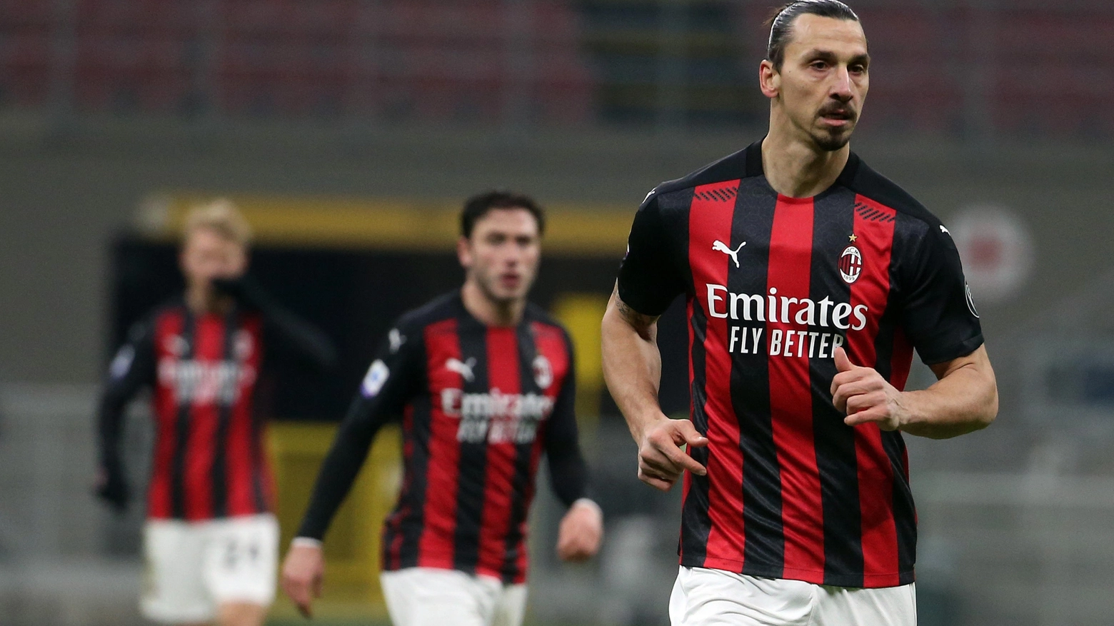 Zlatan Ibrahimovic è pronto a tornare a guidare l'attacco del Milan in campionato