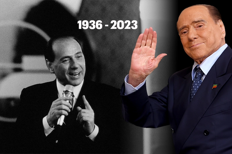 La morte di Silvio Berlusconi (1936 - 2023)
