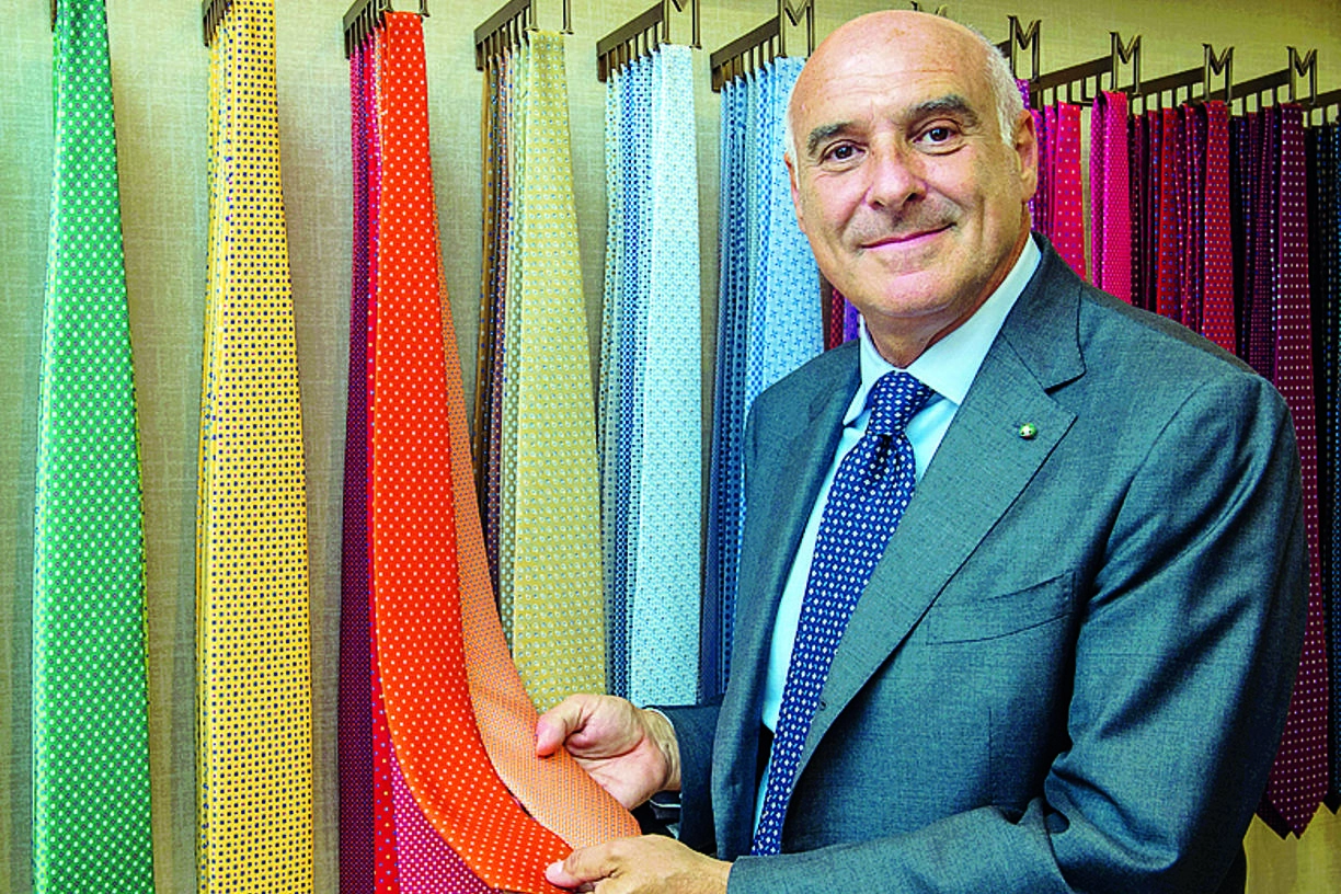 L’imprenditore Maurizio Marinella, 67 anni, guida l’azienda leader delle cravatte