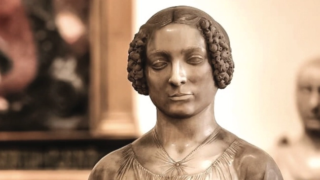 Dama col mazzolino, di Andrea del Verrocchio (Museo Nazionale del Bargello)