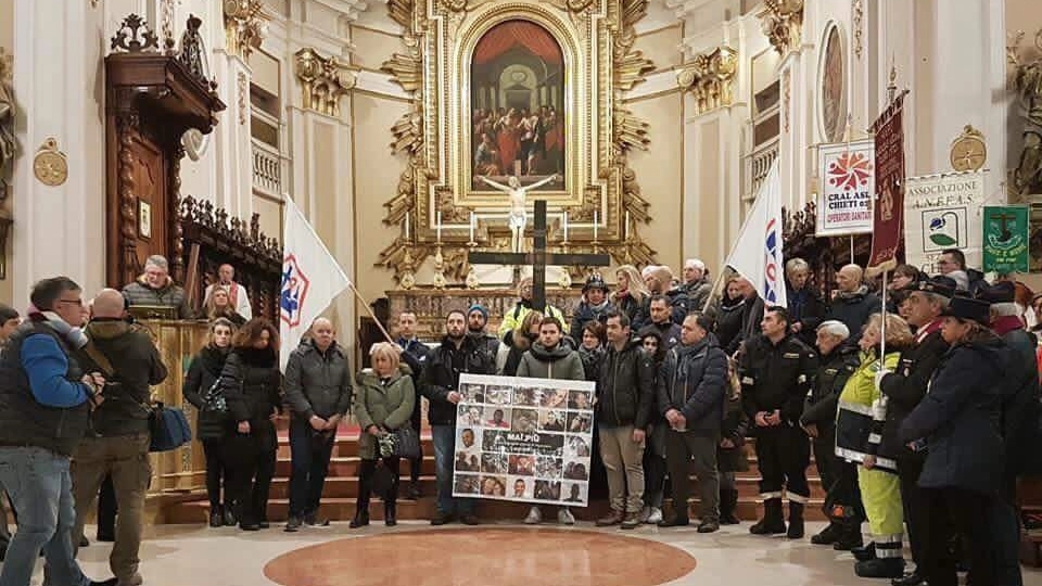 Rigopiano, a Chieti la Via Crucis dedicata alle vittime