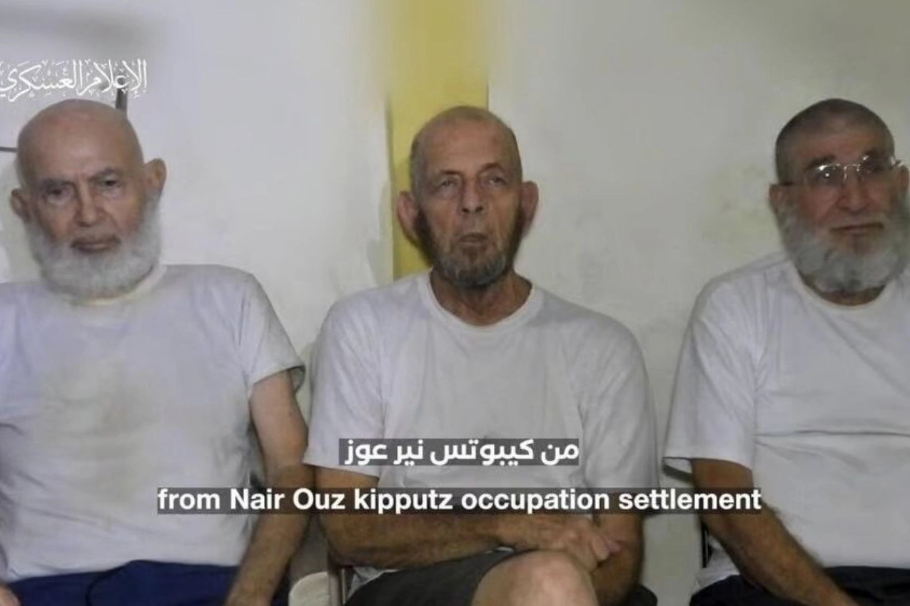 Yoram Metzger, Haim Peri e Amiram Cooper, ostaggi israeliani mostrati in video da Hamas