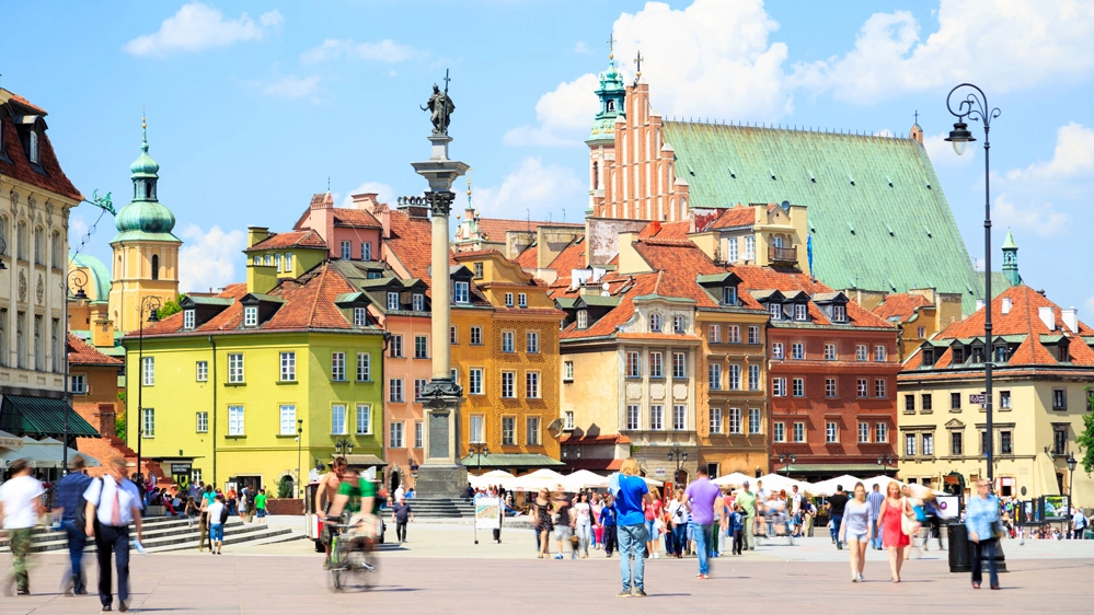 Il centro storico di Varsavia, Polonia