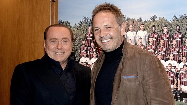 Berlusconi e Mihajlovic a Milanello (ACMilan)