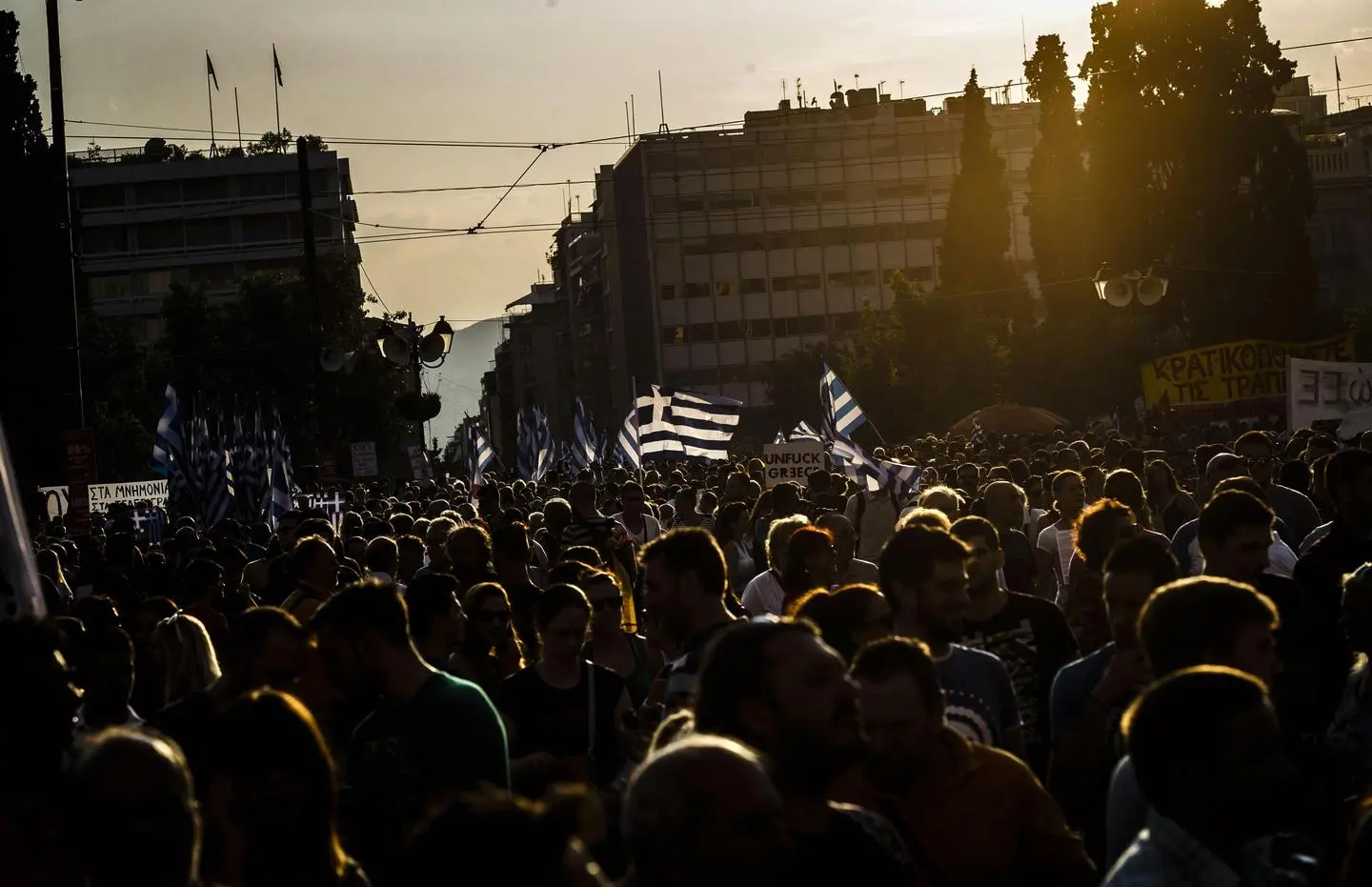 Atene, migliaia in piazza per sostenere il 'no' al referendum