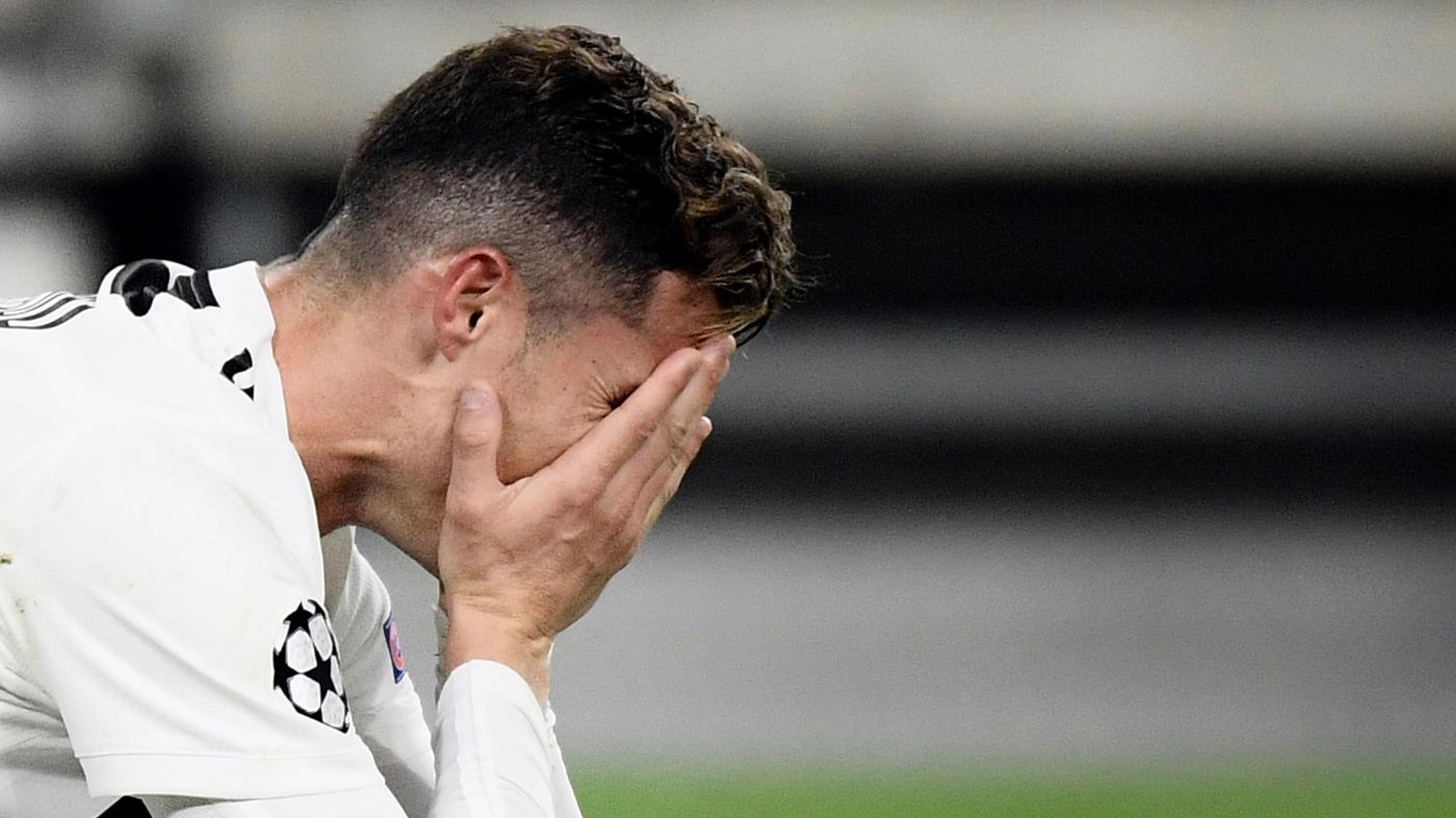 La delusione di Cristiano Ronaldo
