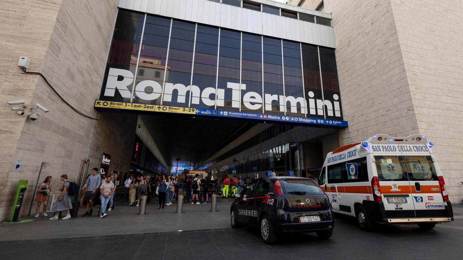 Il turista milanese è caduto alla stazione Termini di Roma