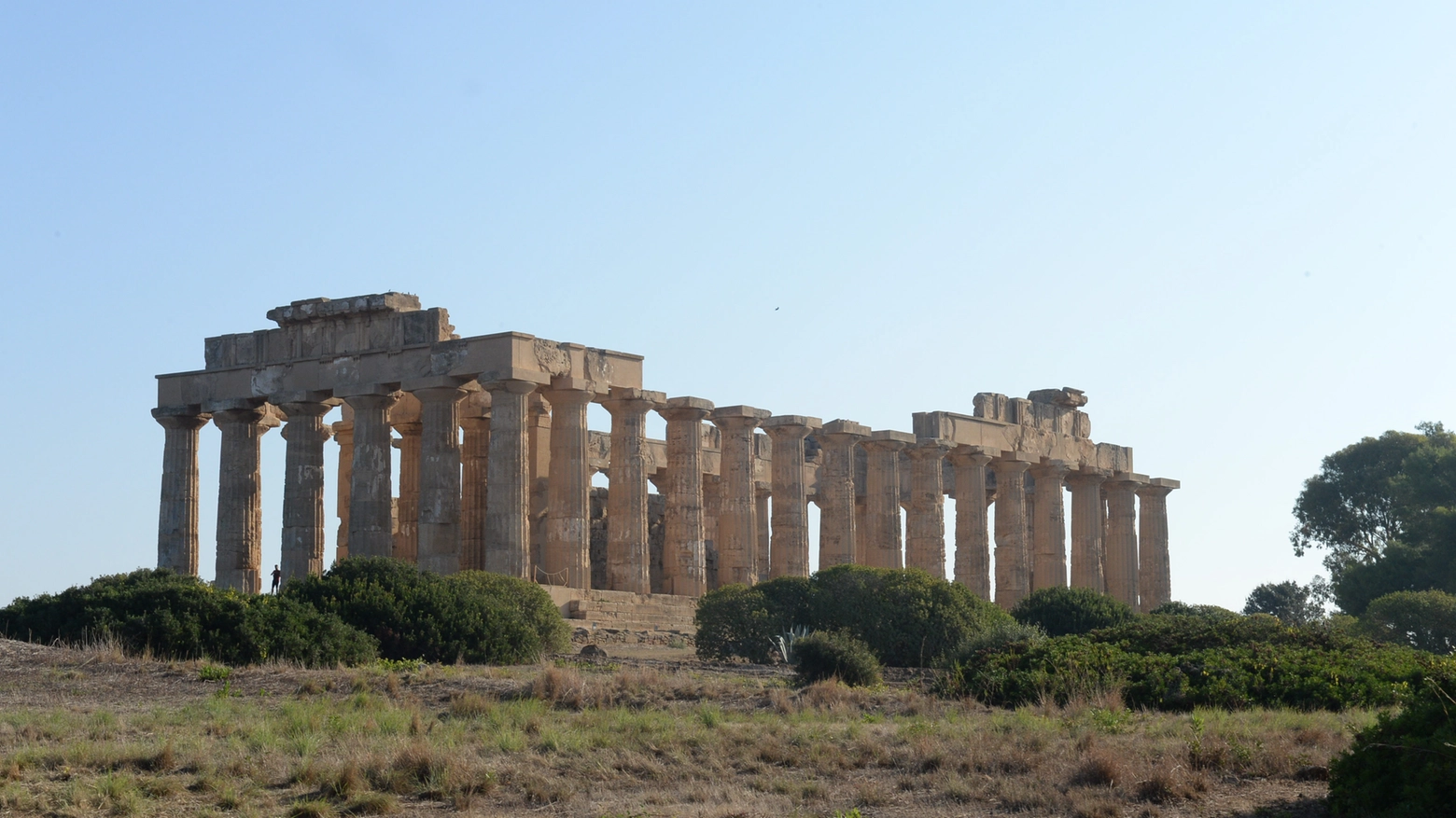 Un tempio del Parco Archeologico di Selinunte