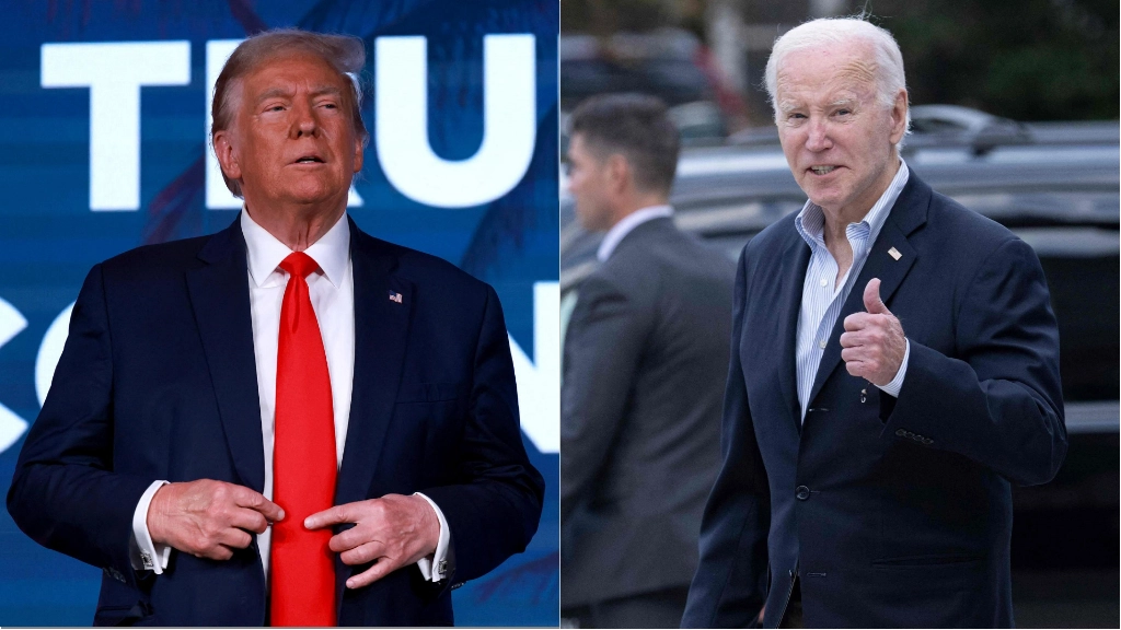 Donald Trump e Joe Biden (Ansa)