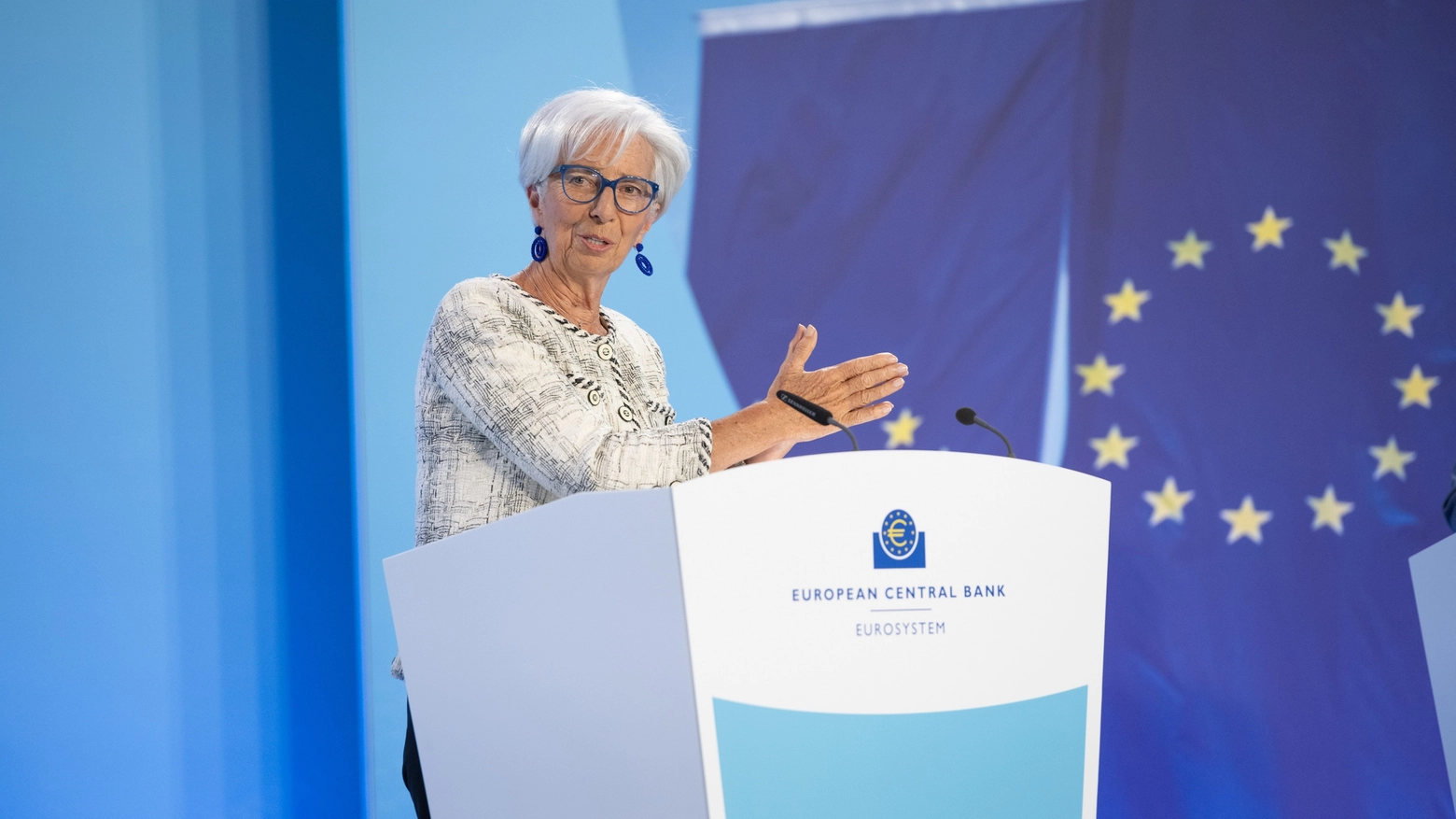 Chrstine Lagarde, presidente della Bce