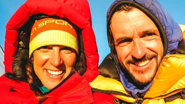 Tamara Lunger, 35 anni, assieme a Juan Pablo Mohr, cileno, morto a quasi 34 anni sul K2