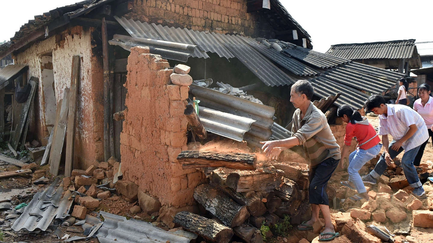Scossa di terremoto nella provincia di Sichuan (Olycom)