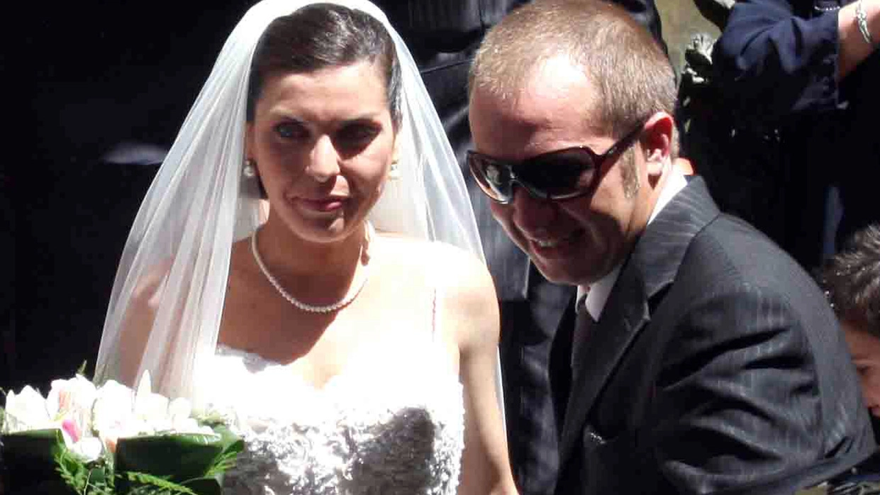 Luicia Riina e Vincenzo Bellomo sposi a Corleone: era il 2008 (Ansa)