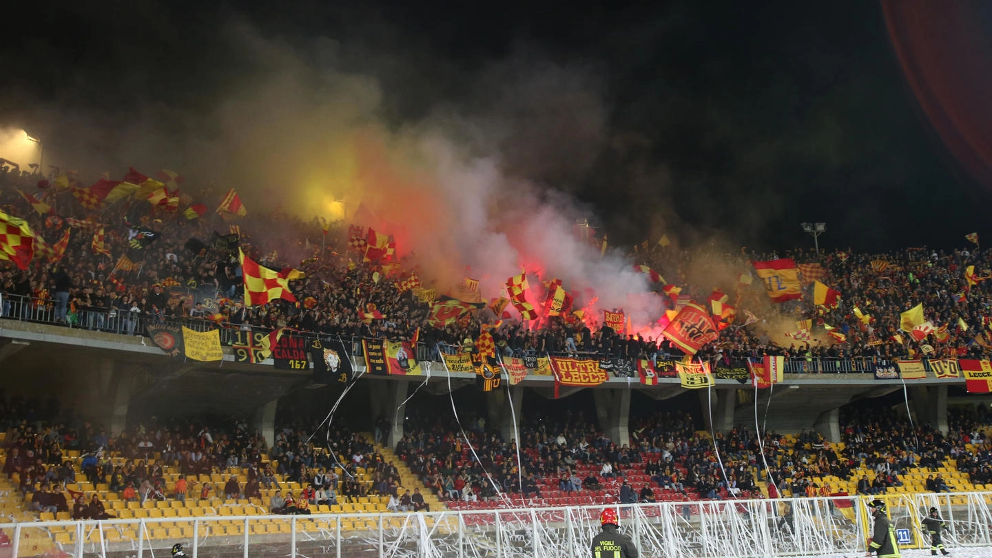 Il Lecce trona in Serie A (Ansa)