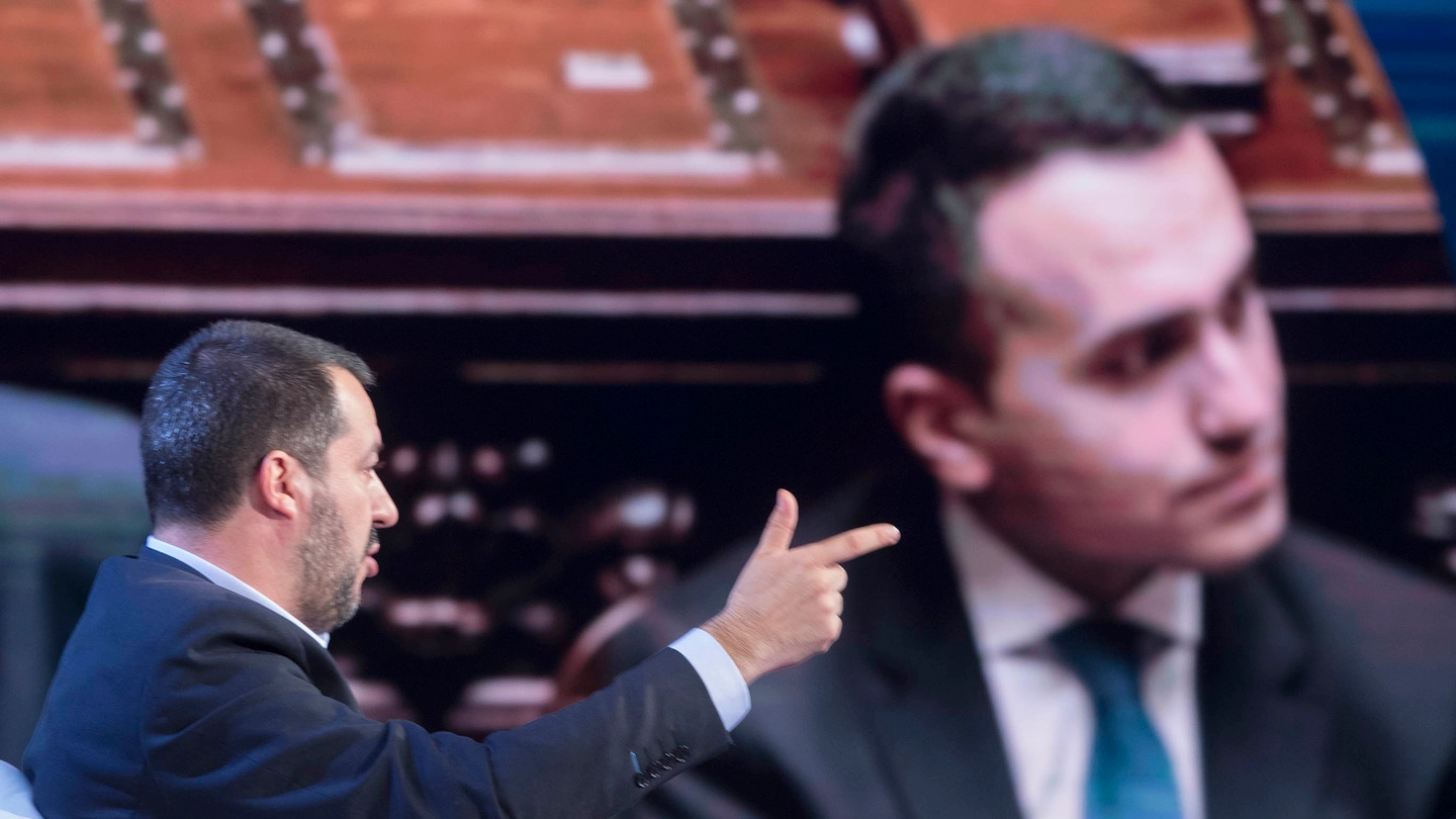 Salvini e DI Maio, rush finale di campagna elettorale (imagoE)