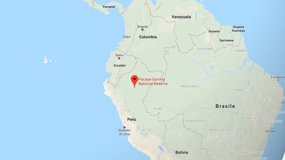 Terremoto in Perù: la cartina di Google maps