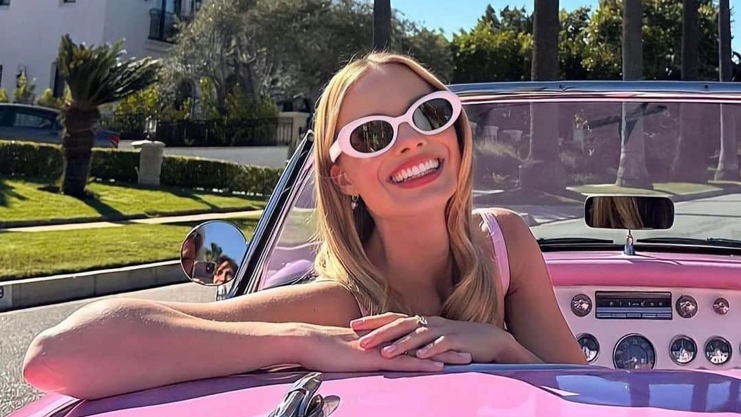 L'attrice Margot Robbie nel film 'Barbie'