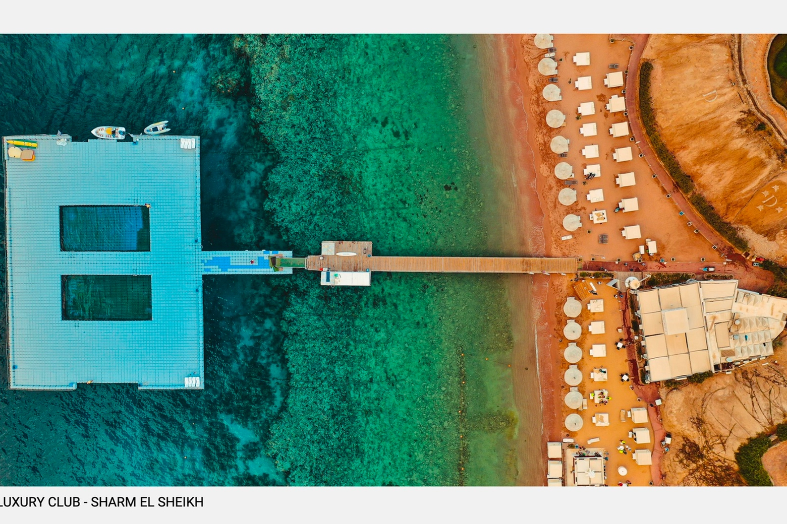 The beach luxury club a Sharm el Sheikh