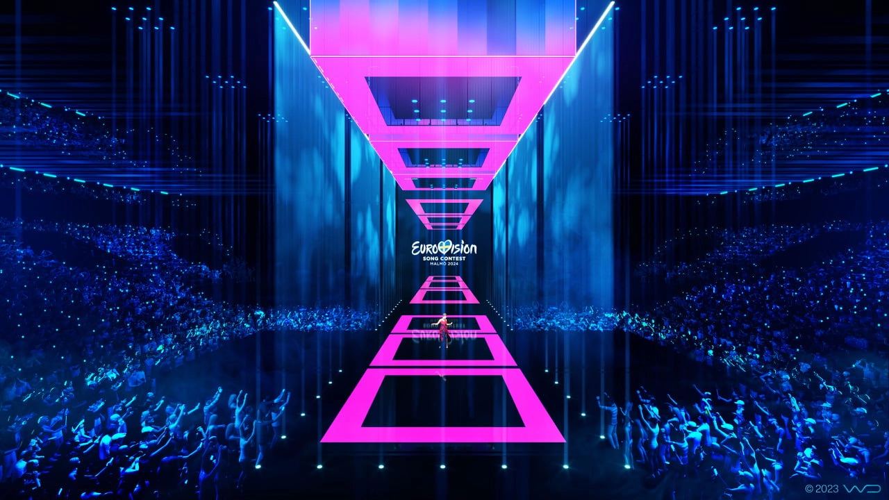 Come sarà il palco dell'Eurovision Song Contest 2024 di Malmo