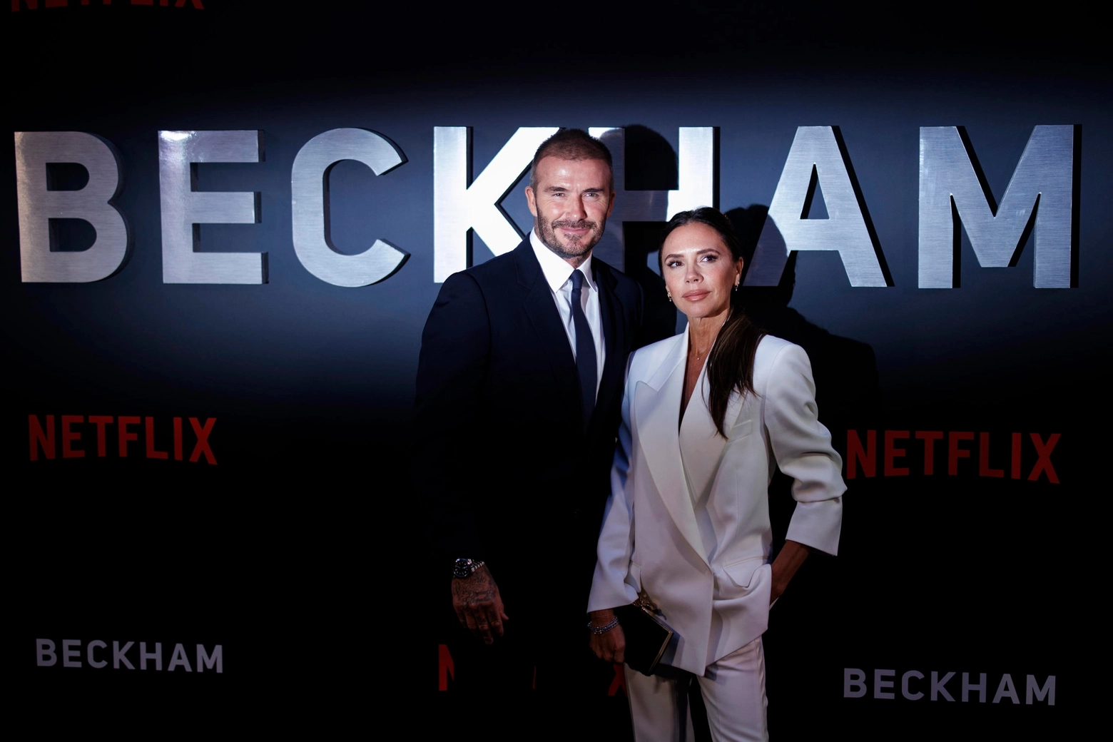 Victoria Beckham con il marito David