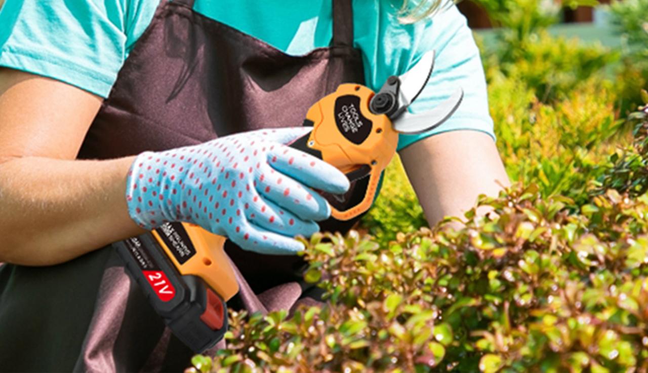 Queste forbici elettriche offrono 7 ore di autonomia: l’affare per il tuo giardino