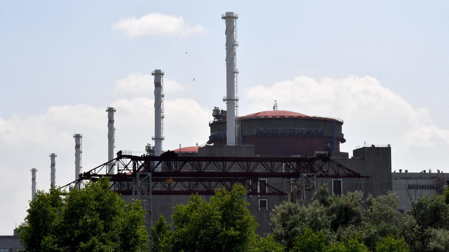 La centrale nucleare di Zaporizhzhia controllata dai russi (Ansa)
