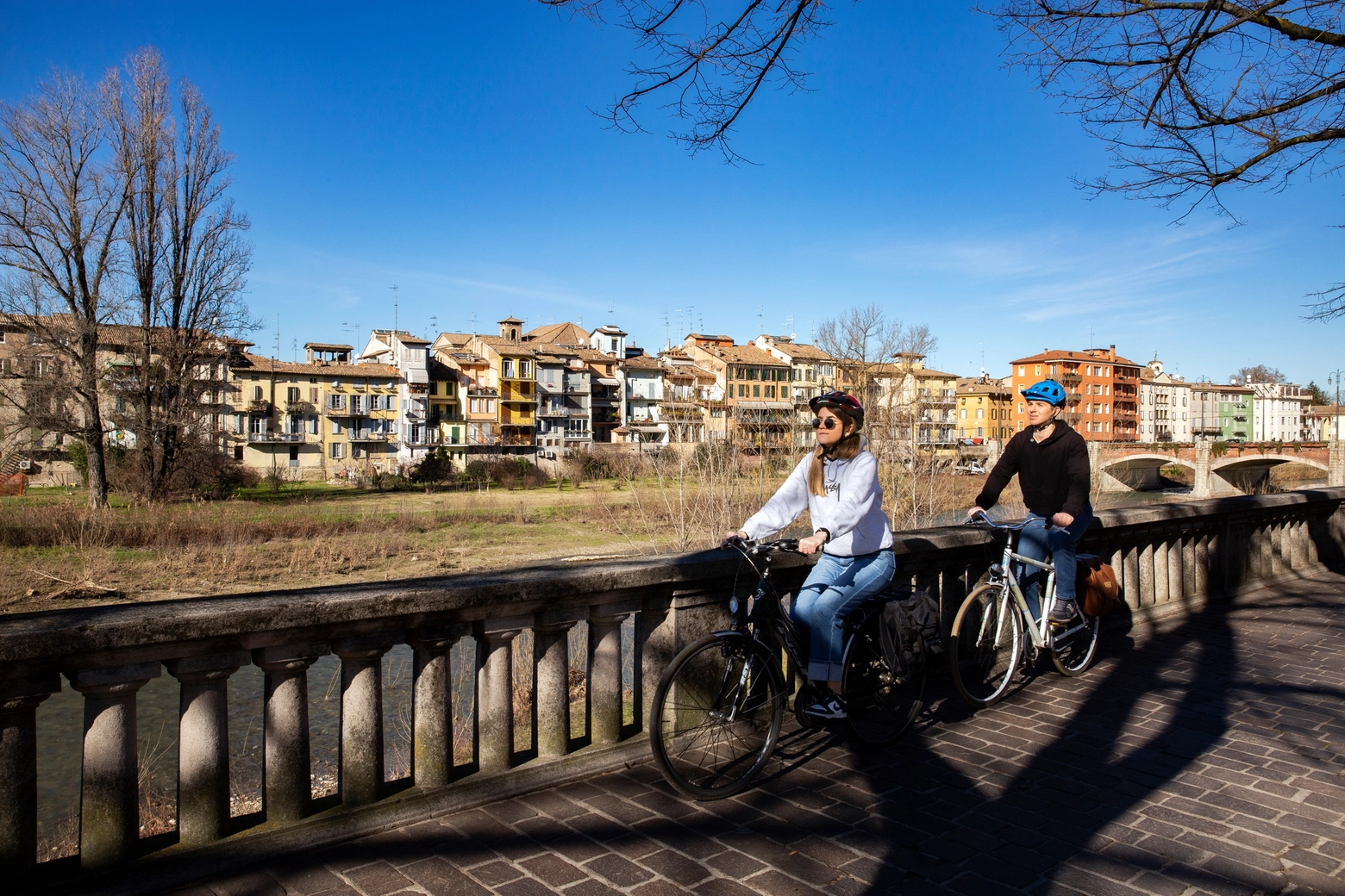 Parma in bicicletta. Foto Turismo Comune di Parma