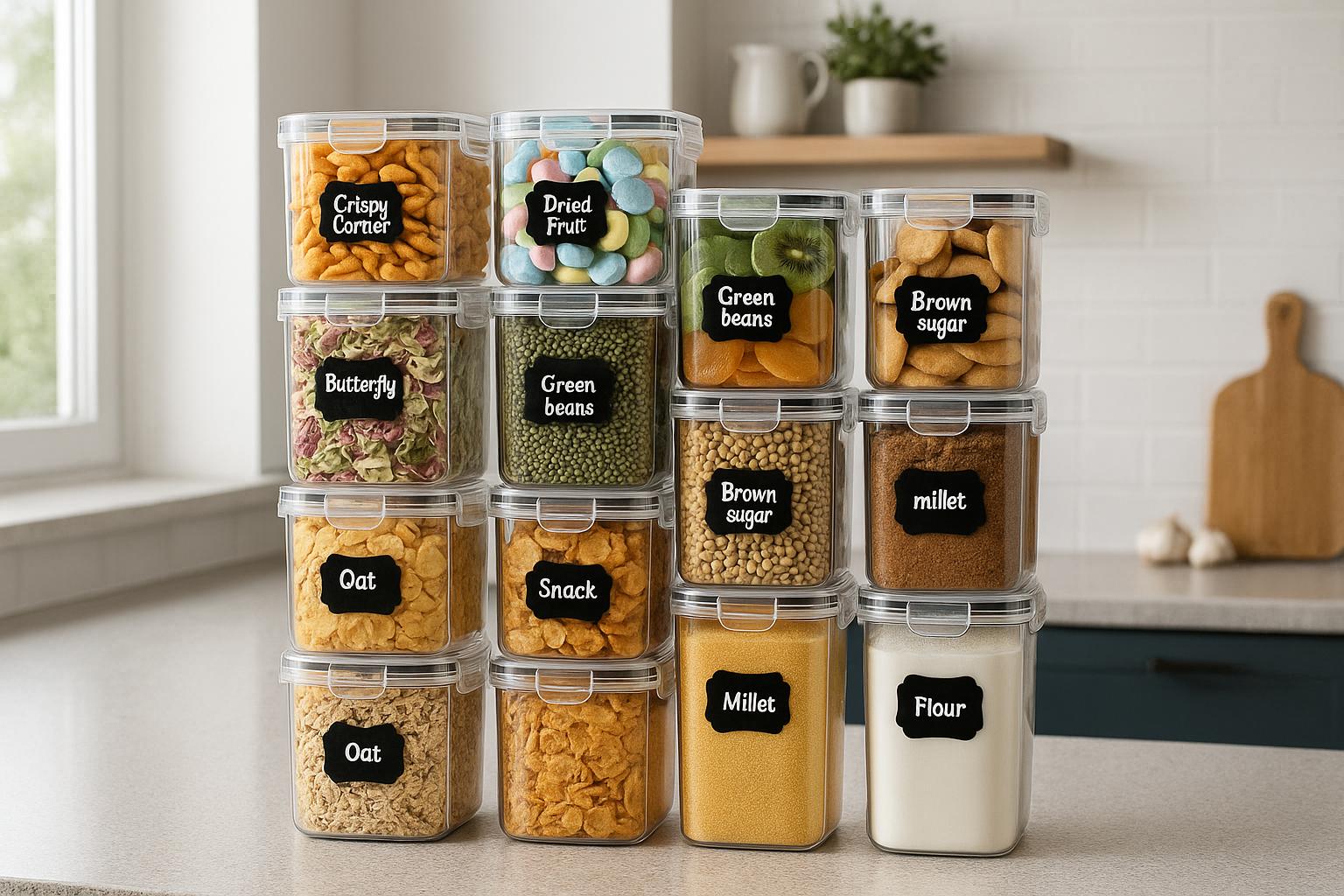 Trasforma la dispensa con il set da 16 contenitori alimentari in super offerta (li paghi pochissimo) Trasforma la dispensa con il set da 16 contenitori alimentari in super offerta (li paghi pochissimo)