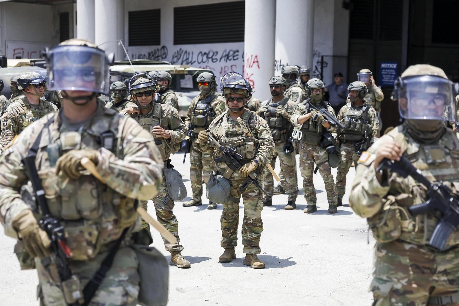 nazioni unite avvertono contro la militarizzazione dei disordini a los angeles