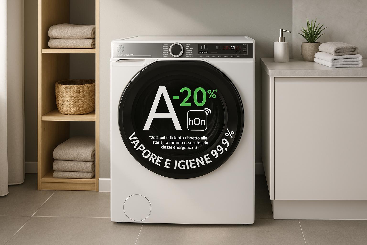 Hoover stupisce su Amazon: la lavatrice smart in sconto è l Hoover stupisce su Amazon: la lavatrice smart in sconto è l