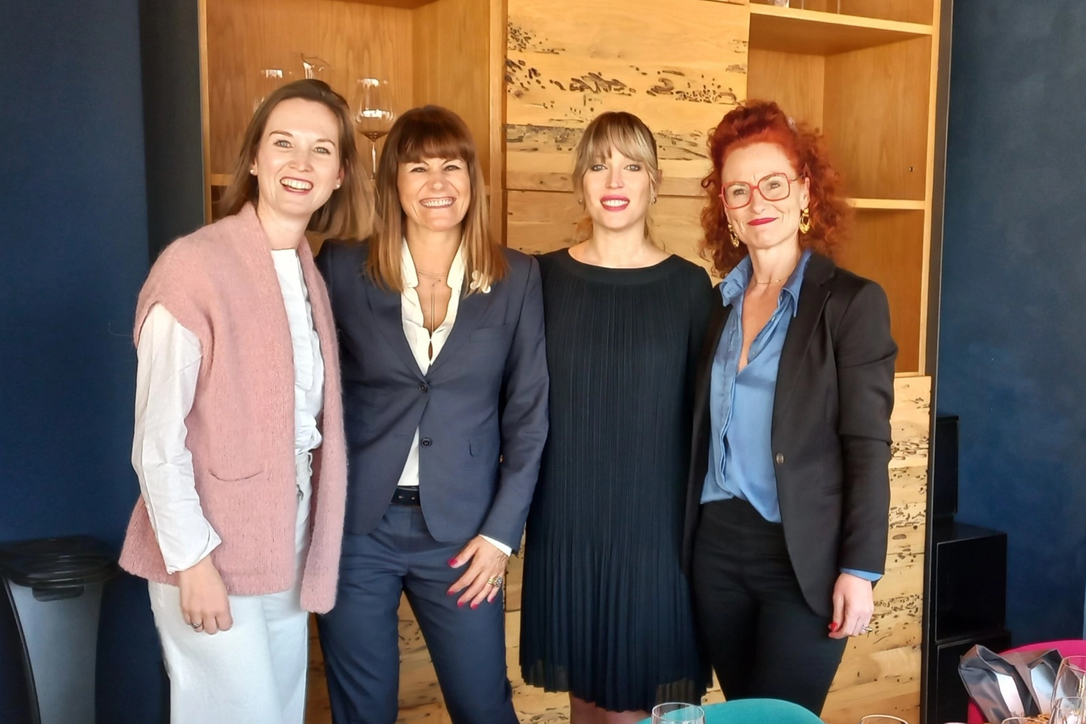 Nella foto da sinistra Karoline Walch, Letizia Pasini, Cristina Mercuri, Ulrike Plater