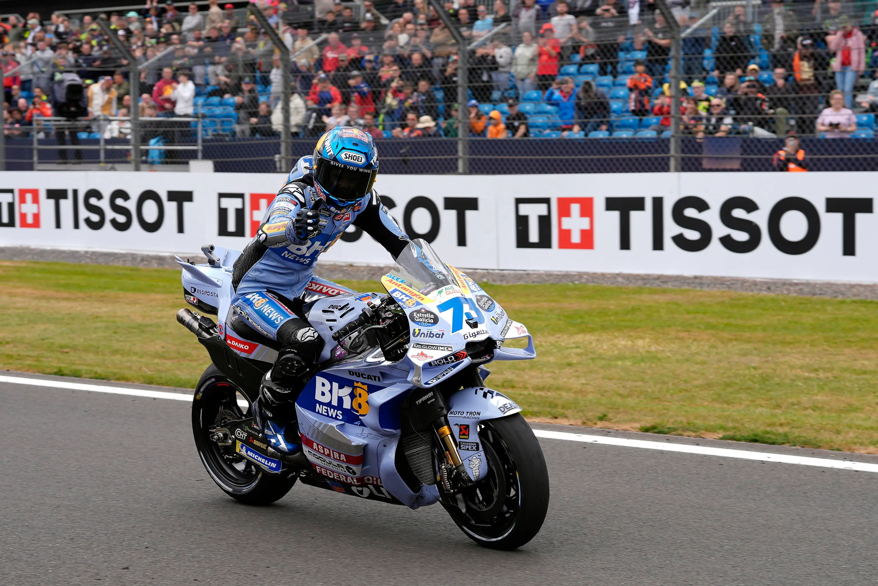 Moto gp, Alex Marquez il favorito a Silverstone. Difficoltà con la Gp 25 per Bagnaia