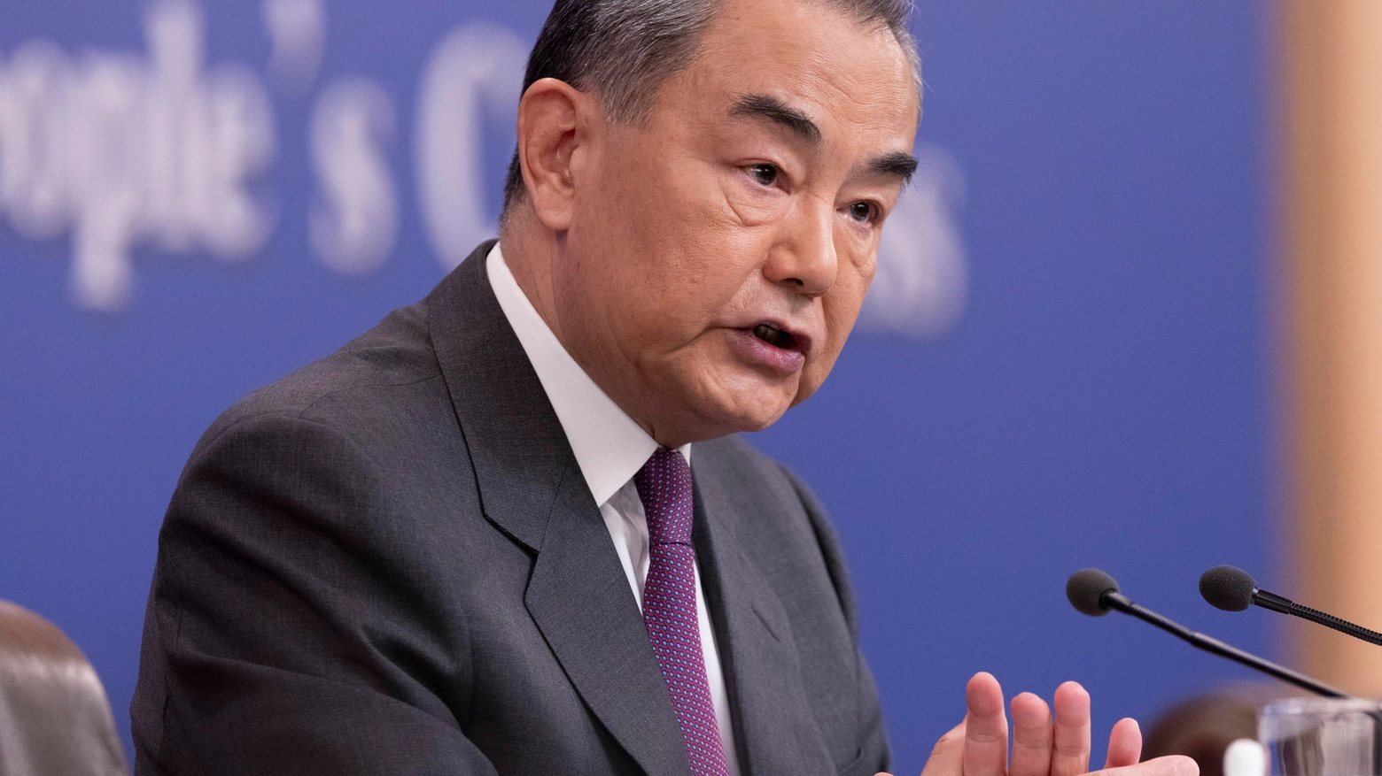 Il ministro degli Esteri cinese,  Wang Yi