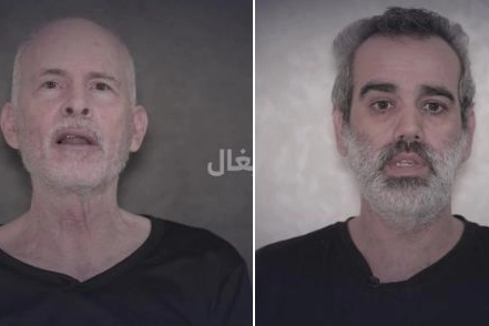 Gli ostaggi nel video di Hamas: Keith Samuel Siegel, anche cittadino americano, e Omri Miran