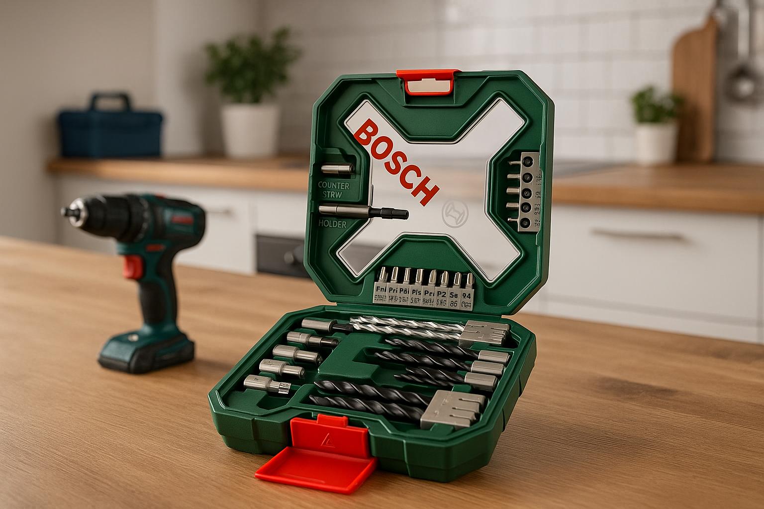 Bosch ti semplifica il fai da te: kit da 34 accessori per trapano in offerta Bosch ti semplifica il fai da te: kit da 34 accessori per trapano in offerta