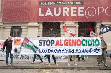 Proteste contro Israele nelle università italiane. Gli studenti: “Stop a collaborazioni e accordi con Tel Aviv”