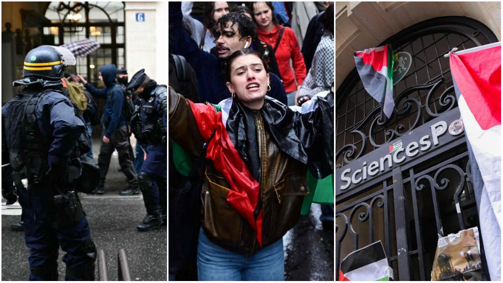 Parigi, la polizia evacua di nuovo Sciences Po: i pro Palestina portati via uno a uno. Rabbia e tensioni