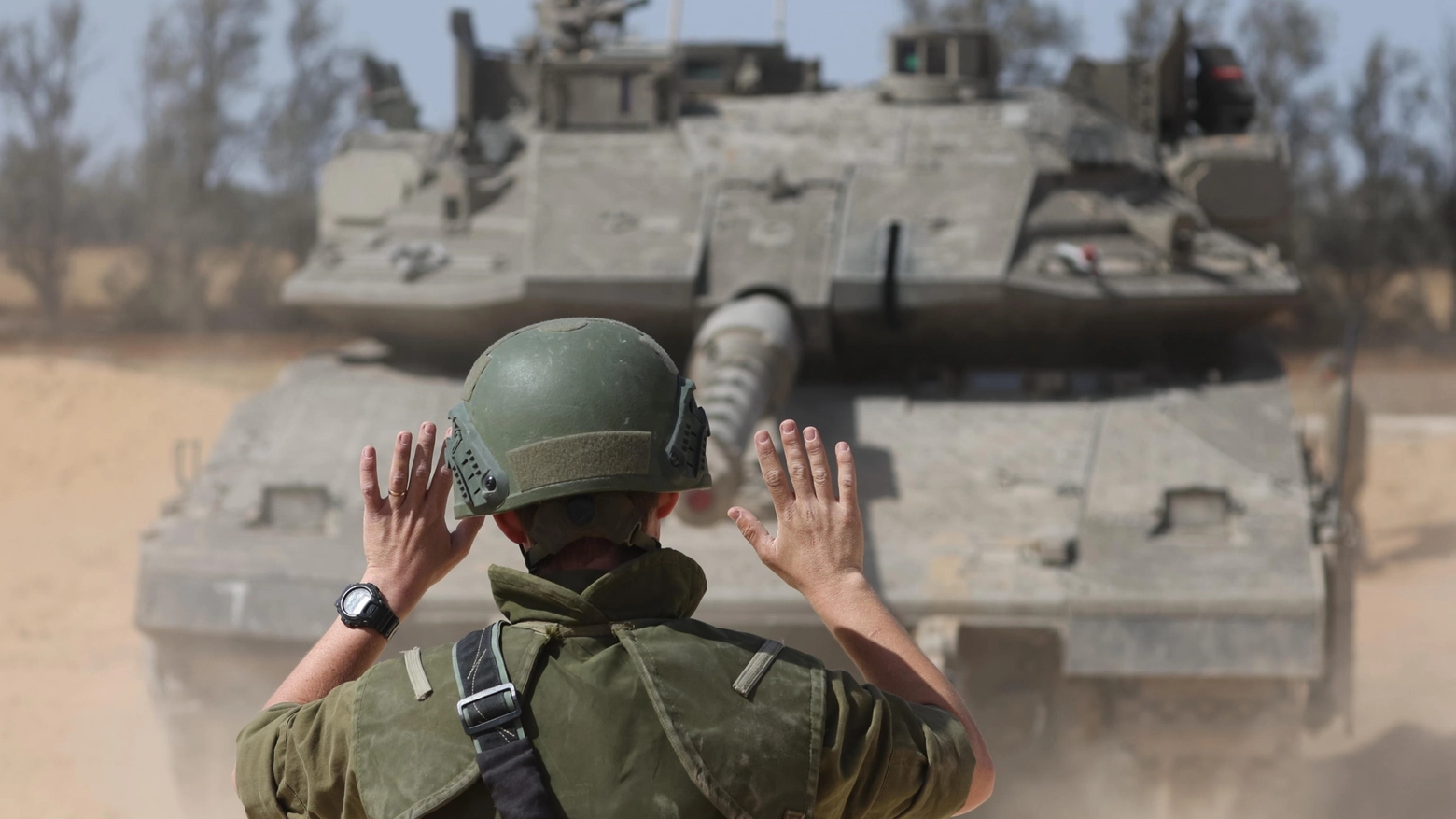 Le forze israeliane nella Striscia di Gaza