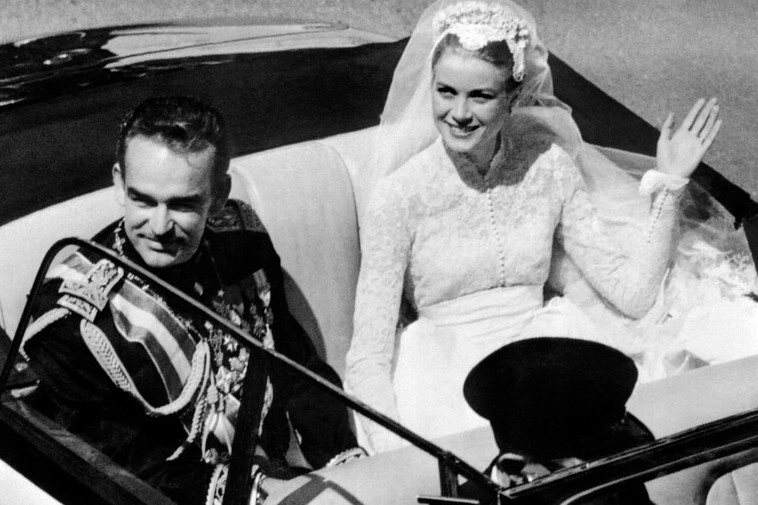 Grace Kelly (1929-1982) assieme a Ranieri III di Monaco (1923-2005)