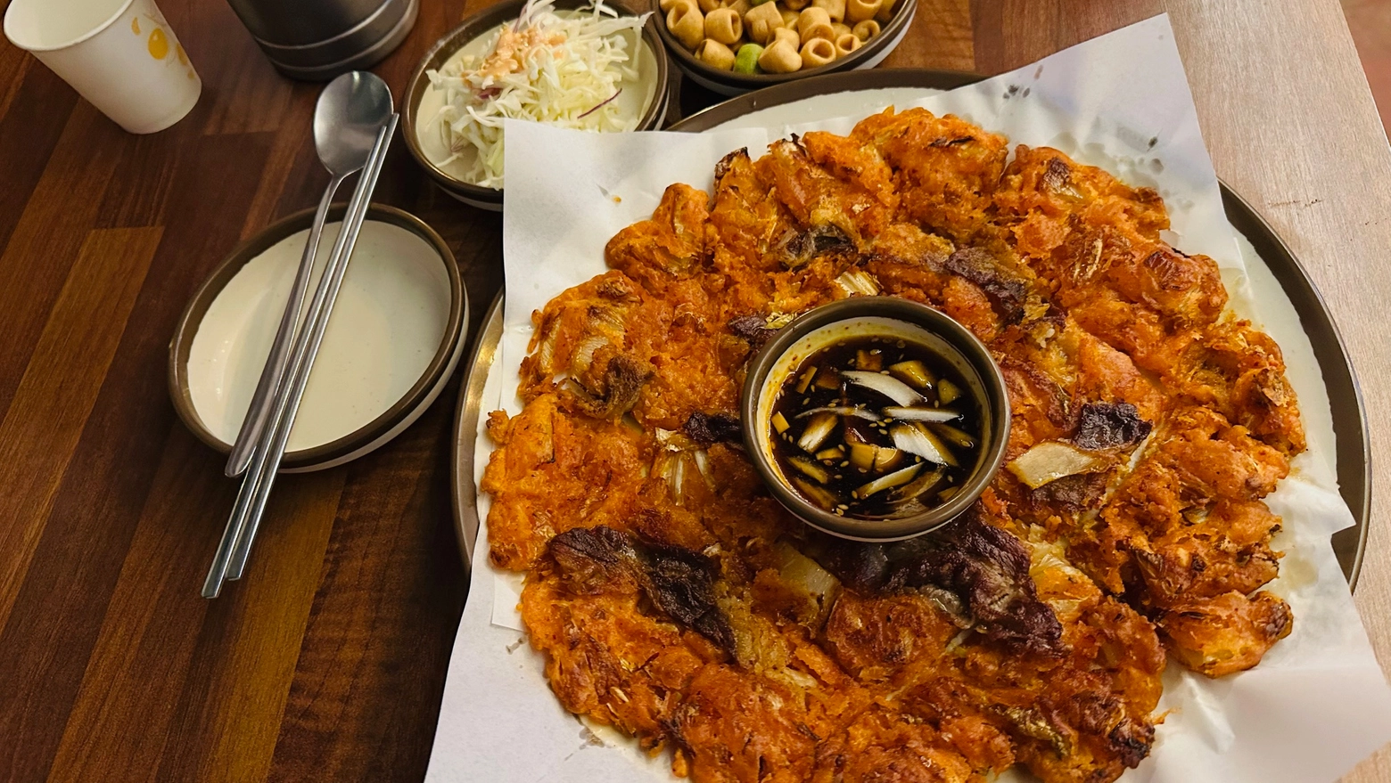 Pajeon, il tipico pancake salato coreani