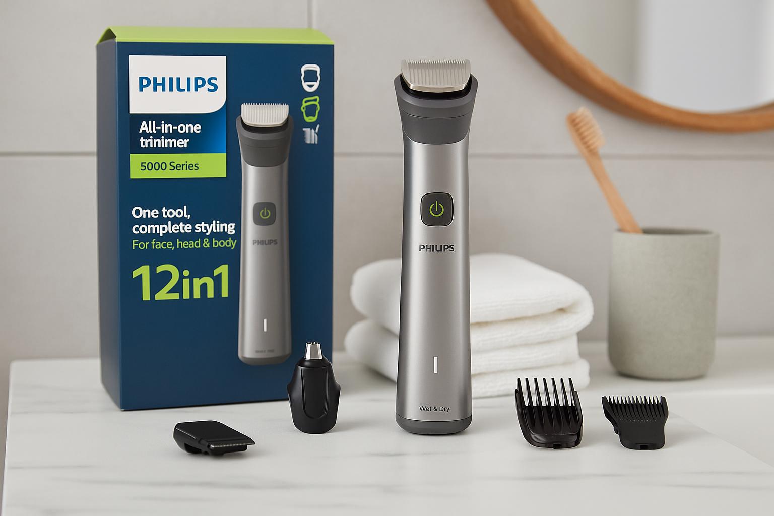 Un solo strumento per barba, testa e corpo: il rasoio Philips Serie 5000 oggi lo paghi a metà prezzo Un solo strumento per barba, testa e corpo: il rasoio Philips Serie 5000 oggi lo paghi a metà prezzo