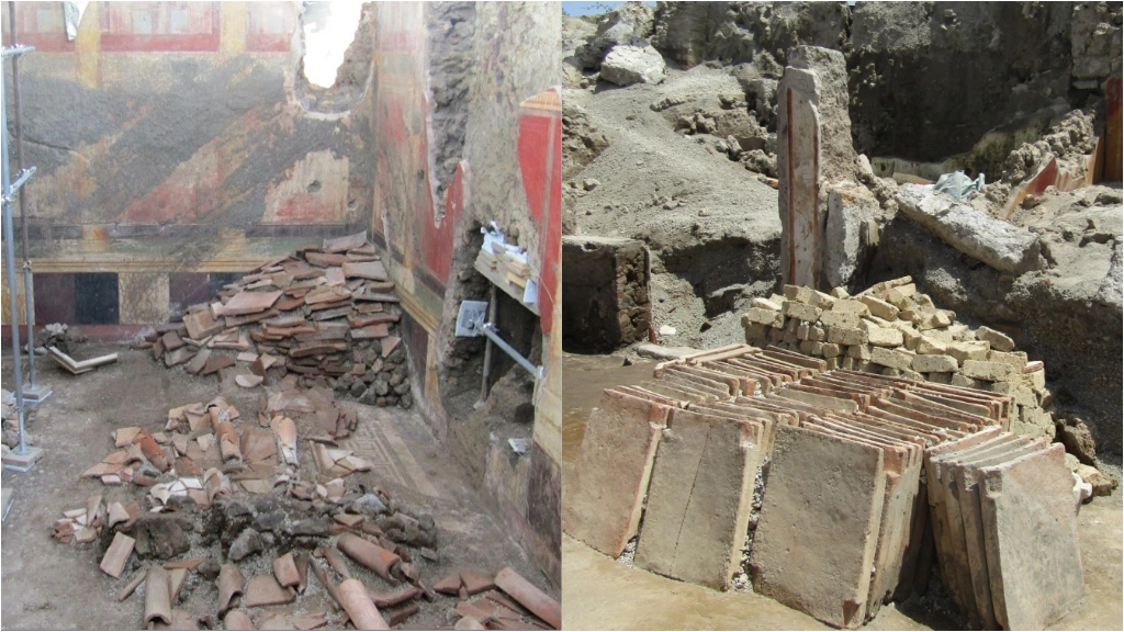 I reperti degli scavi archeologici al Regio IX di Pompei