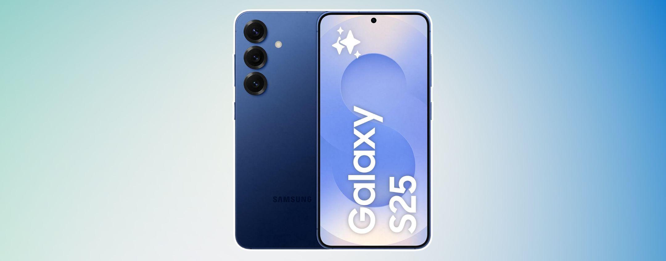 Samsung Galaxy da Quotidiano.net Samsung Galaxy S25 | prenota il nuovo smartphone con un super sconto su Amazon