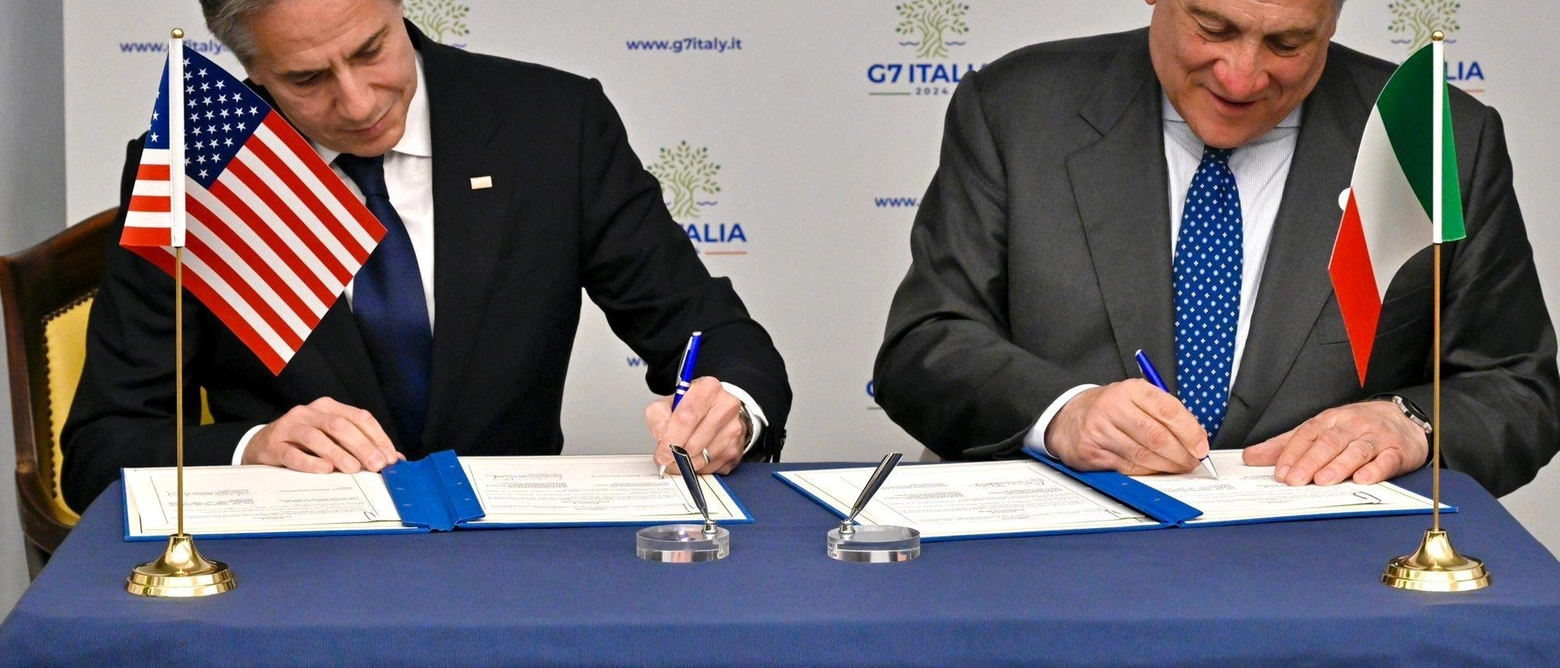 Memorandum d’intesa firmato da Tajani e Blinken a margine del G7 "Svilupperemo risposte coordinate in caso di manipolazione".