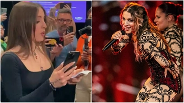 Eurovision, Angelina Mango canta a sorpresa ‘Imagine’. “Parla la musica”
