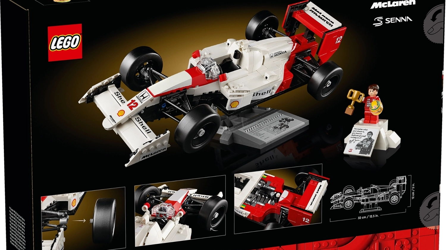 L'ultima creazione del marchio danese: la McLaren MP4/4 di Senna