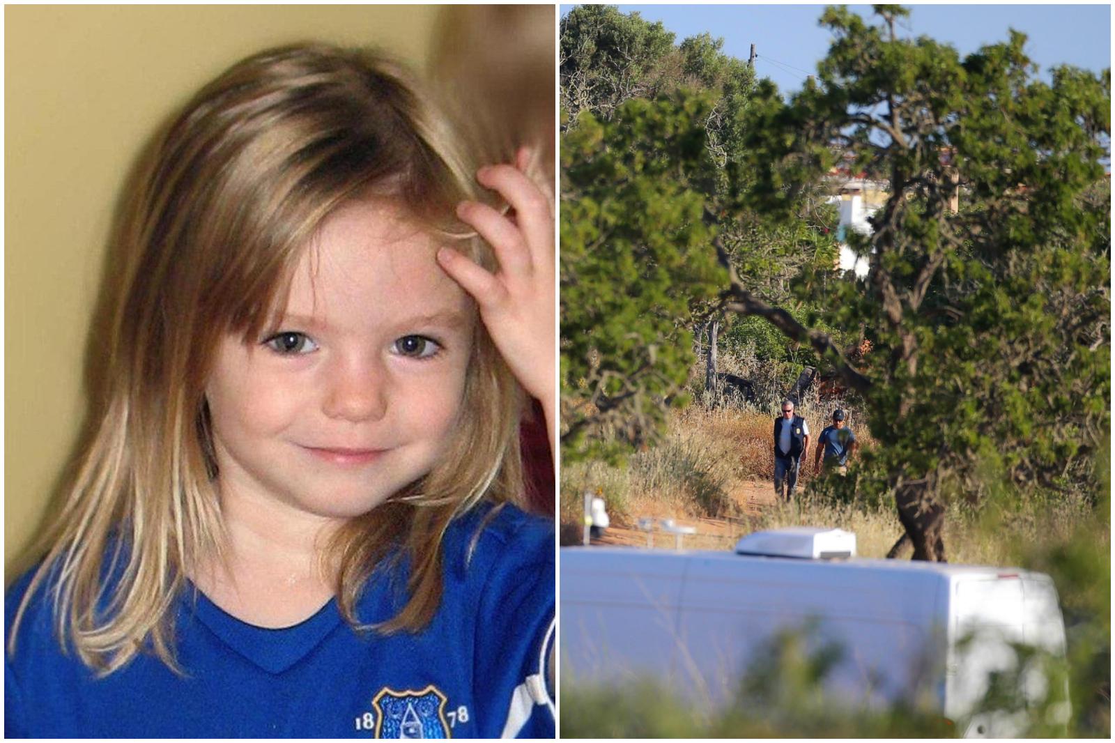 madeleine mccann trovate ossa e vestiti vicino al luogo della scomparsa