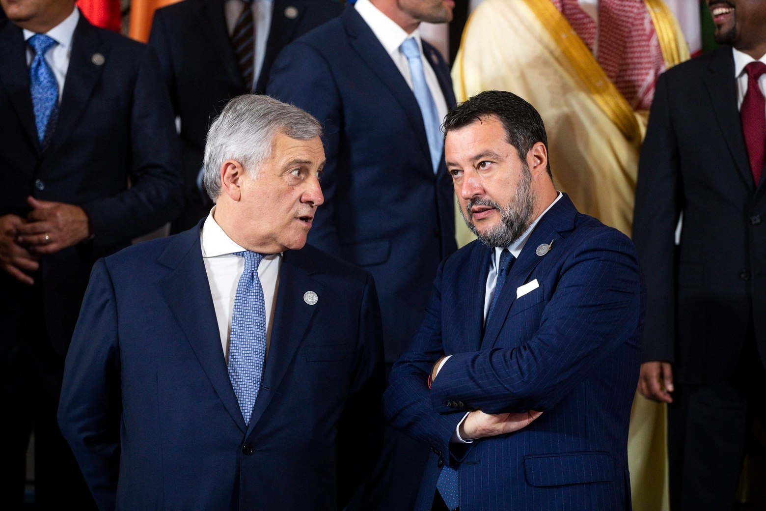 I vicepremier Antonio Tajani e Matteo Salvini